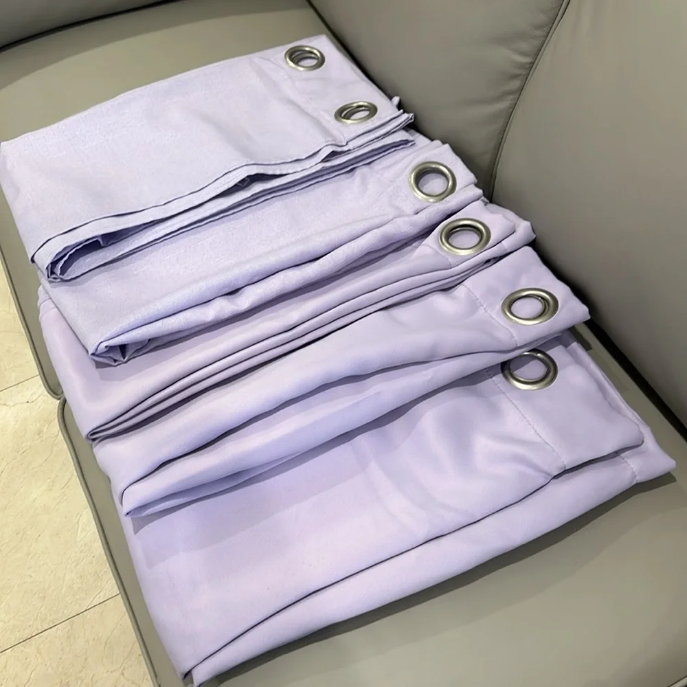 Lilac lavender curtains